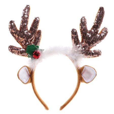 Christmas Reindeer Headband Horns