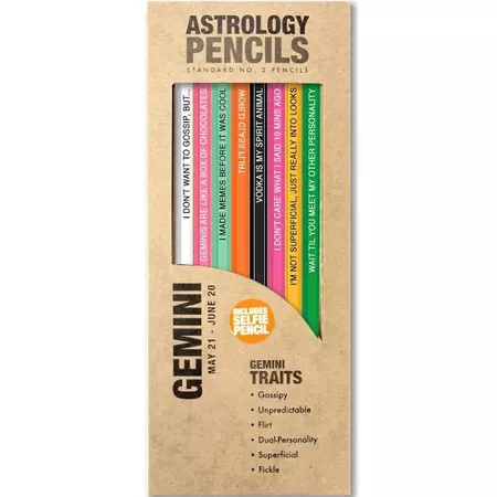 Astrology Pencils - Gemini | Google Shopping