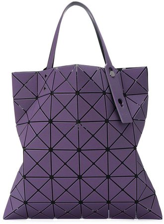 Lucent geometric tote bag
