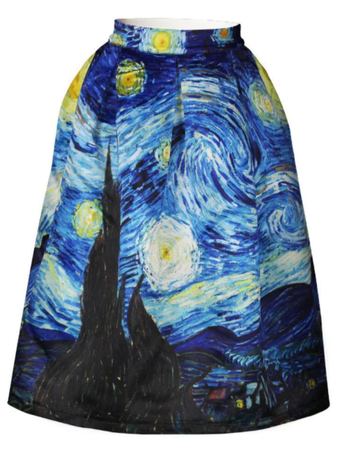 starry night skirt
