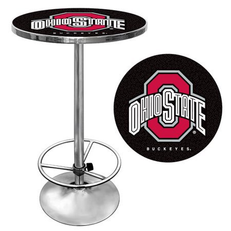 Trademark NCAA The Ohio State University 42" Pub Table, Black/Chrome - Walmart.com