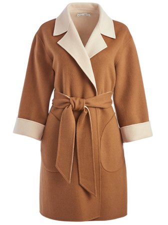 Tomiko Reversible Belted Coat | Alice And Olivia