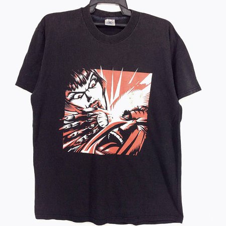 Vintage 90s KMFDM Band Shirt Hardcore Alternative Rock /