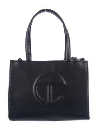 Telfar Small Shopper Tote - Black Mini Bags, Handbags - WTELG20956 | The RealReal