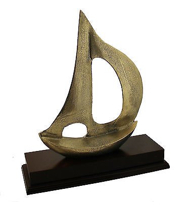brass yacht sailing boat Art