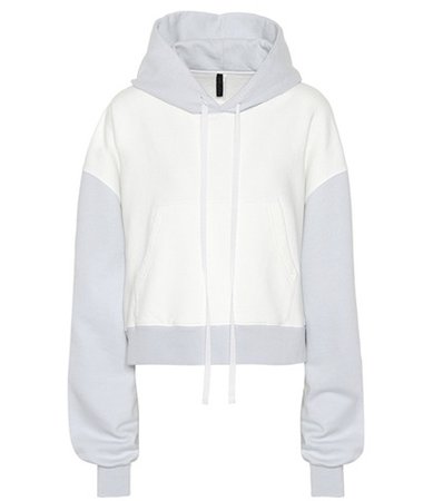 Cotton jersey hoodie
