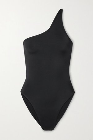 Mio One-shoulder Swimsuit - Black