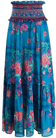 Anjuna floral print maxi skirt
