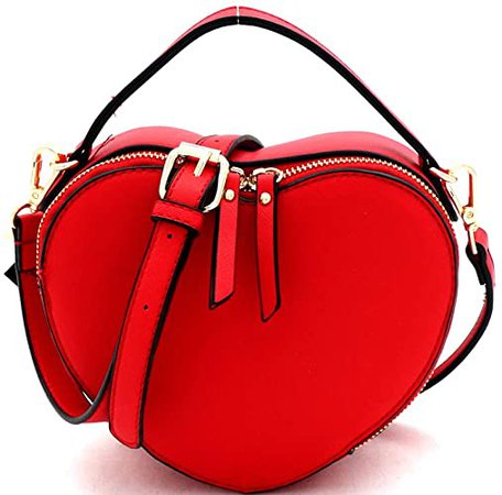 Beau Design Stylish Red Color Imported PU Leather Handbag With Double  Handle For Women's/Ladies/Girls