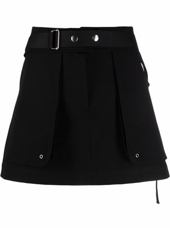 Helmut Lang A-line Mini Skirt - Farfetch
