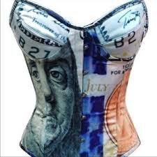 money corset blue - Google Search