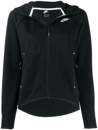 Nike Logo Zip Up Hoodie | Farfetch.com