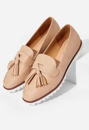Korine Loafer in Nude - Get great deals at JustFab