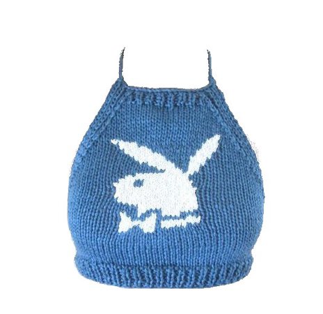 playboy knit crop top