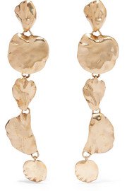 Leigh Miller | Gumdrop short gold-tone and glass earrings | NET-A-PORTER.COM