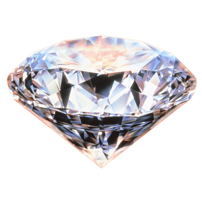 Round White Diamond transparent PNG - StickPNG