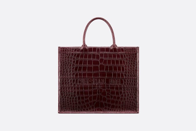 Dior Book Tote alligator bag - Bags - Woman | DIOR