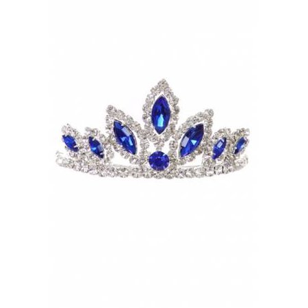 blue sapphire princess tiara