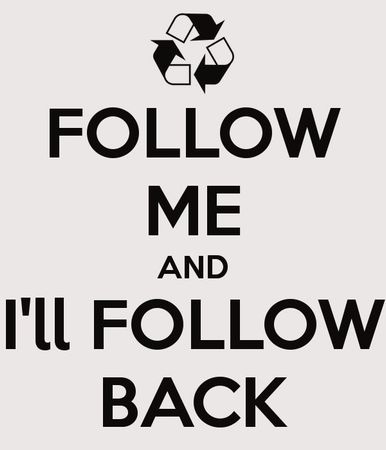 u follow me