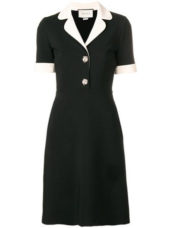 Gucci contrast trim jersey dress $2,200 - Buy Online SS19 - Quick Shipping, Price