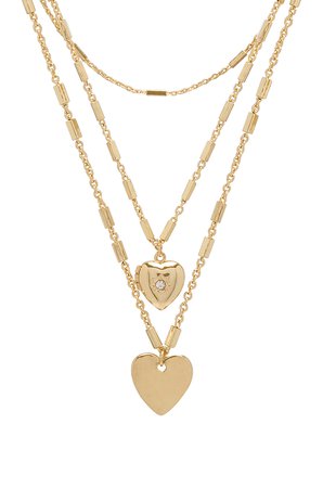 Hearts Layered Necklace