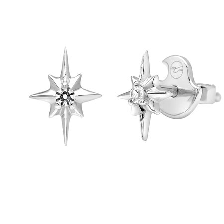 Hera Studs Silver | Washed Ashore | Wolf & Badger