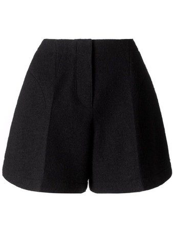 Black Suede Shorts