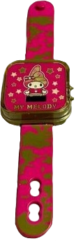 my melody pink and green camo McDonald's watch