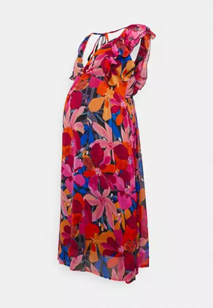 MAMALICIOUS MLAPRILIA MARY MIDI DRESS - Day dress - bougainvillea/multi-coloured - Zalando.co.uk
