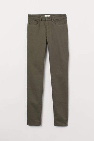 Slim-fit Pants - Green