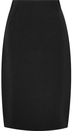 Wool-blend Skirt - Black