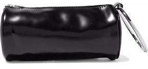 Glossed-leather Clutch