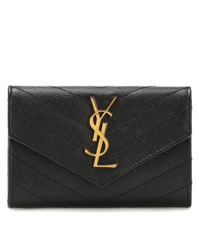 Monogram Small Leather Wallet | Saint Laurent - Mytheresa