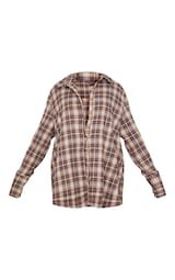 Brown Oversized Flannel