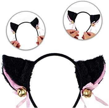 Amazon.com: CHICHIC Cat Cosplay Costume Accessories Kitten Tail Ears Collar Paws Gloves Set Anime Lolita Gothic Set for Women Girl Halloween Dress Up Black: Clothing