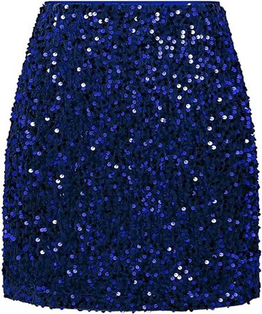 Amazon.com: IDEALSANXUN Black Skirt for Women Sequin Giltter Bodycon Pencil Mini Skirt, Sequin Black, XL : Clothing, Shoes & Jewelry
