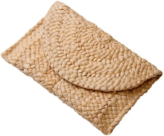 Freie Liebe Women's Straw Clutch Purse Summer Beach Bags Envelope Wallet Woven Handbags: Handbags: Amazon.com