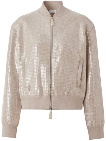 Burberry Sequinned Bomber Jacket - Farfetch
