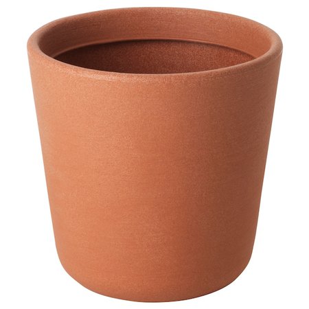 ÖSTLIG Plant pot, indoor/outdoor red-brown, Height: 12 ½" - IKEA