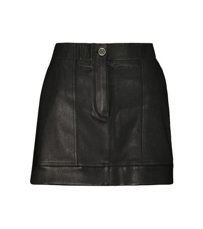 Stouls - Exclusive to Mytheresa – Linette leather miniskirt | Mytheresa