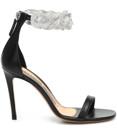 Elsa Embellished Leather Sandals | Alexandre Vauthier -945€