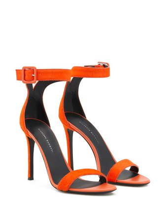 Shop orange Giuseppe Zanotti Neyla sandals with Express Delivery - Farfetch