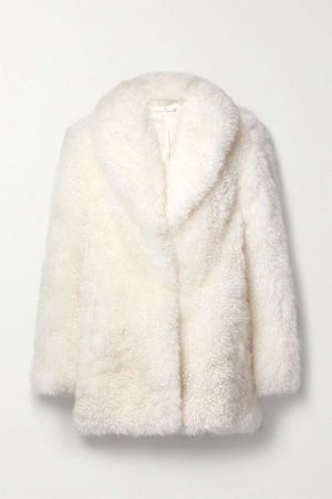 White Shearling Coat/Jacket