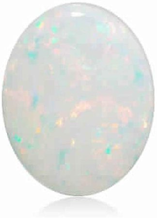 Amazon.com: Mysticdrop 0.20-0.74 Cts of 7x5 mm AA Oval Cabachon Australian White Opal (1 pc) Loose Gemstone: Jewelry