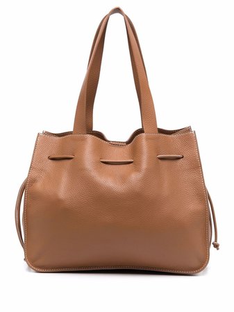 P.A.R.O.S.H. drawstring leather tote bag