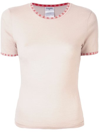 CHANEL Pre-Owned Contrasting Bib button-up Shirt - Farfetch