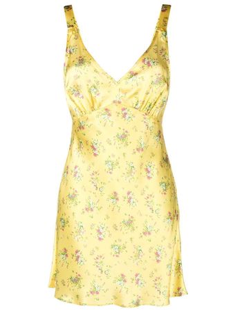Reformation Ellery floral-print Silk Dress - Farfetch