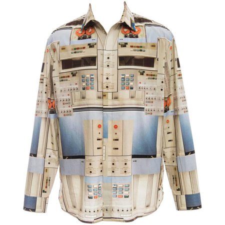 Riccardo Tisci Givenchy Men's Cotton Print Shirt, Spring 2014 For Sale at 1stdibs
