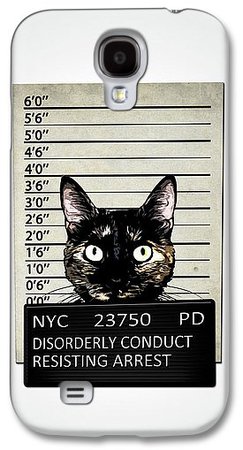 Kitty Mugshot Galaxy S4 Case for Sale by Nicklas Gustafsson
