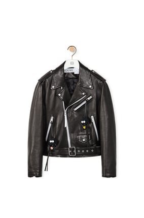 LOEWE x Spirited Away collection Kaonashi biker jacket in nappa